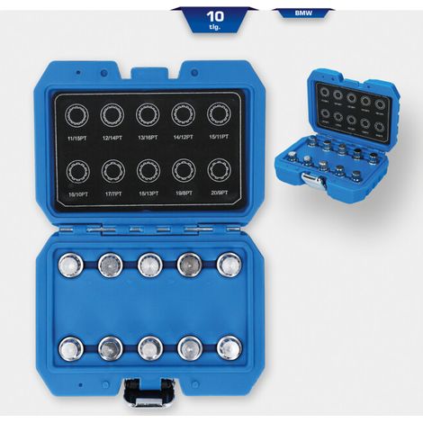 Brilliant Tools – Coffret multi-outils antivols de roue pour BMW – 10 clés de desserrage – Compatible modèles BMW – BT691170 (1/5)