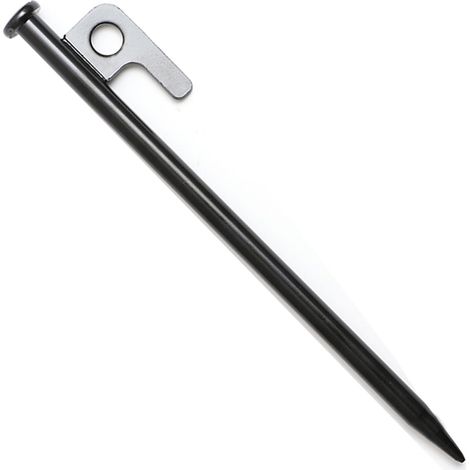 Piquet de bordure de jardin, diamètre 10 mm, pointe d'ancrage épaisse et allongée pour le camping, longueur 20 cm (1/2)