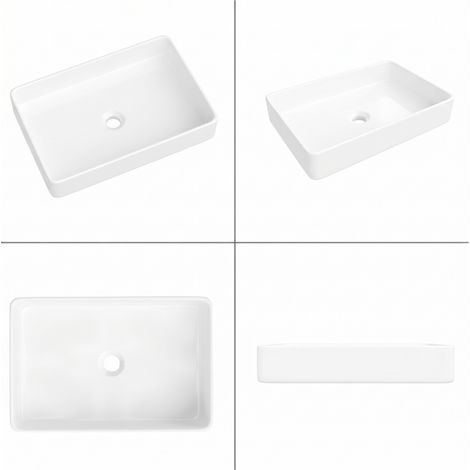 Helmken 84261000 Aufsatzwaschbecken (61,5 x 41 cm) Weiß (1/5)
