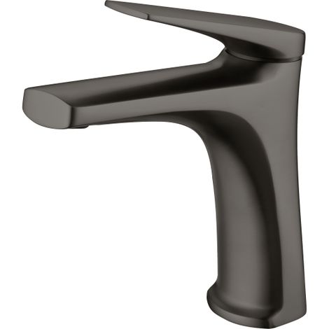Monomando lavabo Delos black gun metal