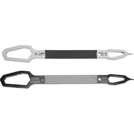 2 Pièces Clé Double Extrémité 6‑24mm Auto‑Serrage Multifonction pour Réparation (1/5)