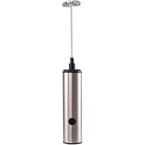 Mini-fouet électrique rechargeable USB, 3 vitesses réglables, sans fil, multifonction pour œufs, café, lait (1/5)