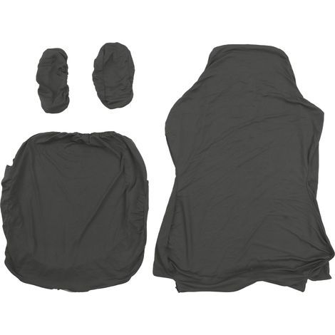 Atmungsaktiver, strapazierfähiger Bürostuhlbezug aus Polyester, Gaming-Stuhlbezug mit Armlehnen, Dunkelgrau (1/5)