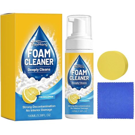 Nettoyant détachant pour sièges en cuir, séchage rapide, kit essentiel pour l'entretien automobile (1/5)