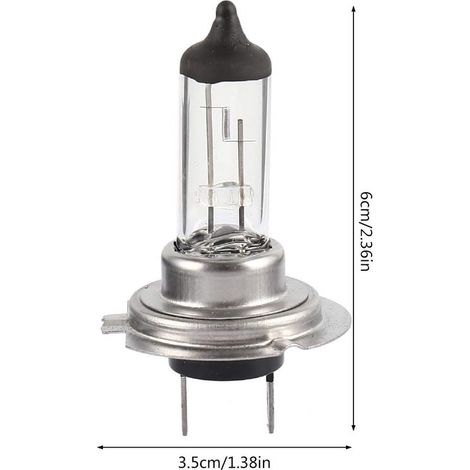 10pcs H7 12V 55W ampoules super lumineuses ampoule halogène xénon longue durée de vie pour feu de croisement feux de route - Bluedeer (1/5)