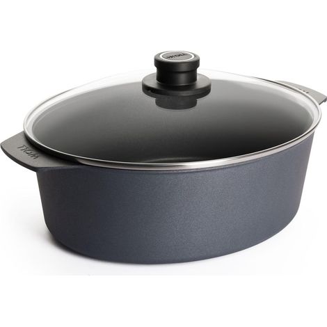 Cocotte en Fonte pour Induction avec Couvercle en Verre dans Un Coffret Cadeau, 6 l, 31 x 26 cm, 11 cm de Haut (1/5)