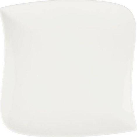 Lot de 6 Assiettes de Présentation "Vague" 30cm Blanc (1/2)
