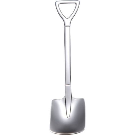 Cuillère-Pelle - Acier Inoxydable 304 - Pour Desserts Gâteaux Glaces Pastries - 15,5 cm - 1 Pièce (1/5)