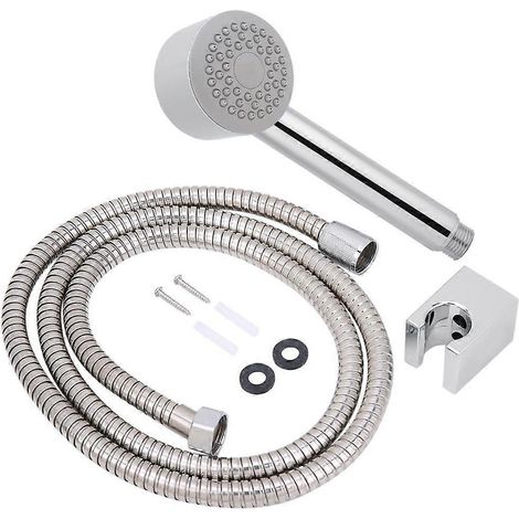 Ensemble de robinetterie de douche murale G1/2'' avec douchette et flexible (1/5)