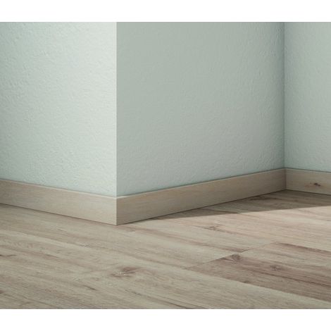 Classen Clip-Fußleiste 240 cm 58 x 19 mm Eiche gebürstet Sockelleiste