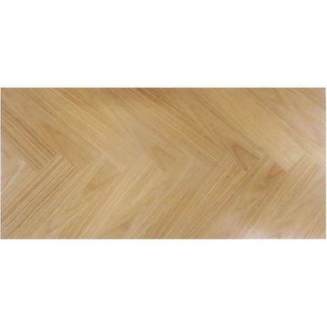 Amora 2 rallonges pour la table à manger Amora en chêne décor chevron.