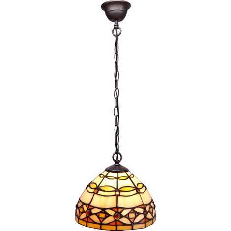 Deckenpendelleuchte kleinerer Durchmesser 20 cm mit Kette der Ivory-Serie