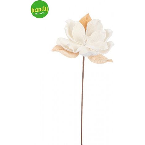 Pick Magnolia Ertemios Bizzotto Avorio h 50 cm
