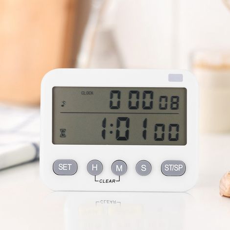 Minuteur de cuisine silencieux à vibration, réveil-minuteur (1/5)