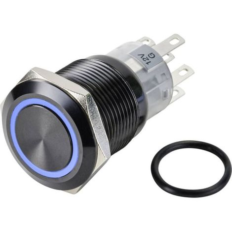 Bouton-poussoir LAS1-AGQ-22E/B/12V/A TC-9428176 250 V/AC 3 A 2 x Off/(On) IP65 à rappel 1 pc(s) Y347112 (1/3)