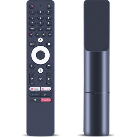 Télécommande de rechange RC112A/RC112AW/RC112GHW pour Thomson OLED Android TV 43QA2S13/50QA2513/55QA2S13/65QA2S13/75QA2S13/43UA5S13/50A5S13/55UA5S13/55UA5S13 (1/5)