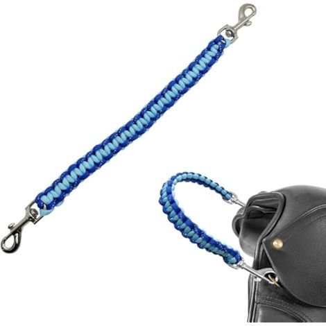 Sangle d'équilibre de selle en nylon avec boutons-pression pour selle anglaise, sangle arrière de selle, accessoires de selle anglaise pour une sécurité accrue lors de l'entraînement à (1/5)