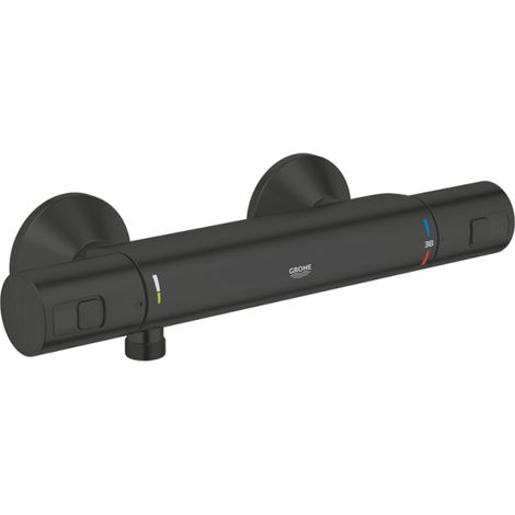 Mezclador termostático de ducha GROHE negro