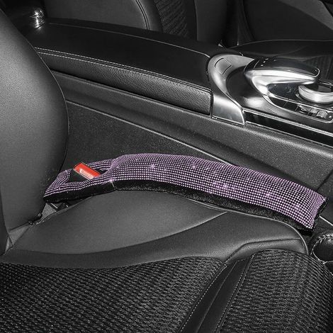 (Rose) Bande de remplissage anti-fuite pour joint de siège auto en forme de diamant, accessoire intérieur de voiture (1/5)