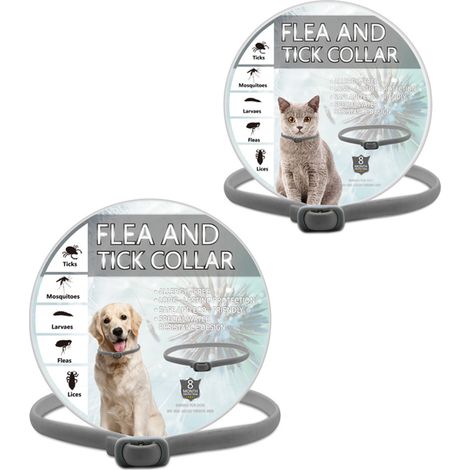 1 collier anti-puces et anti-tiques, à base d'huiles essentielles, imperméable, ouverture facile, pour chiens dès 3 mois (1/5)