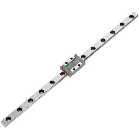 1 bloc coulissant miniature LML9B pour rail de guidage linéaire de 9 mm de largeur (260 mm) (1/5)