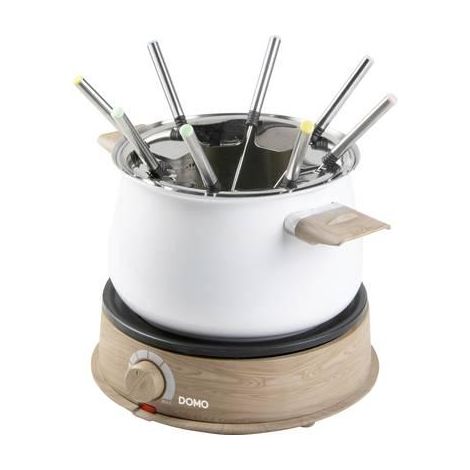 Domo DO736F Fonduegerät Holzoptik 1500W