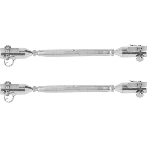 tendeurs en acier inoxydable avec crochets pour usage marin M5 (1/4)