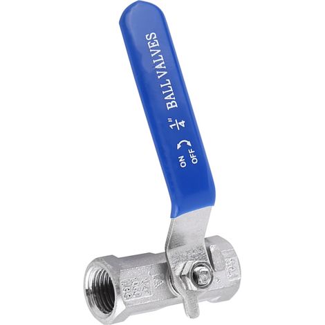 Hygienisches Kugelventil aus Edelstahl 304, Innengewinde, gerade Ausführung (1/4" BSP) (1/5)