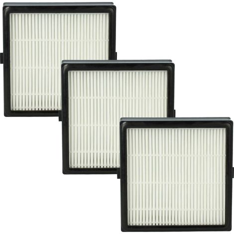 vhbw 3x filtre compatible avec Nilfisk King Special, Home, Hygienic, Great Dane aspirateur - Filtre HEPA contre les allergies