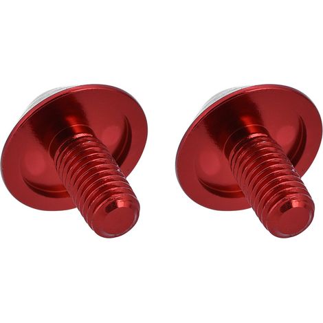 GUB G-510 Boulons M5 x 12mm pour Fixation de Bidon Vélo, 2 Pièces (Rouge) (1/4)