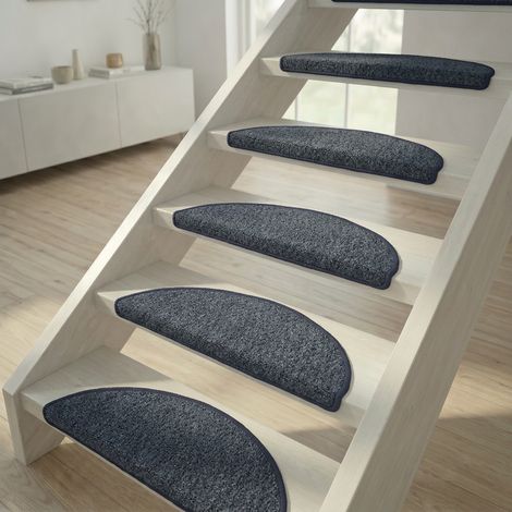 Tappetino per scale Baleno blu scuro - 20x56 cm (1/4)