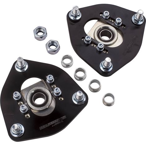 Front Camber Plate Coilover Top Mount for Nissan S13 S14 240SX 1995-1998 200SX (1/5)