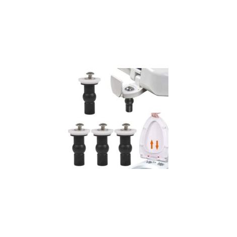 4 pezzi di viti in gomma espandibili, viti di fissaggio per sedile del water, viti di fissaggio per sedile del water, viti di fissaggio per cerniere, viti di fissaggio per sedile del water, parti di f