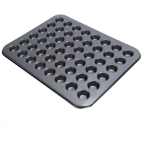 Runde Antihaft-Backform für 48 Mini-Cupcakes, Backblech, Küchenzubehör. (1/5)
