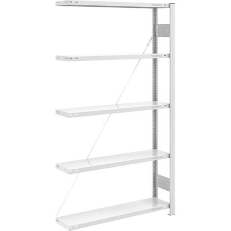 eurokraft pro, Rayonnage emboîtable RAL 7035, version mi-lourde