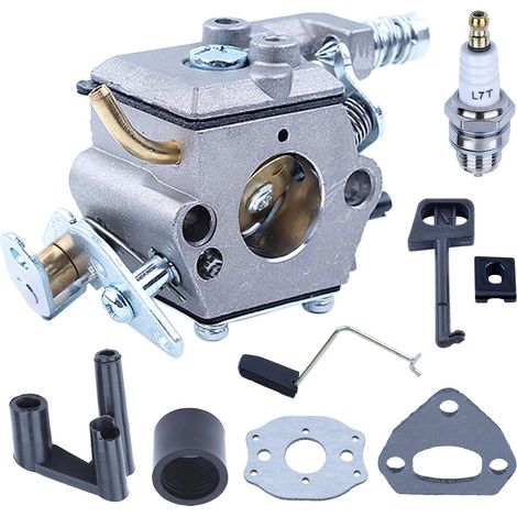 Carburateur Adefol pour tronçonneuses Husqvarna 136 137 141 142 Carb pour Zama C1Q-W29E avec kit de raccordement collecteur 530071987 (1/5)