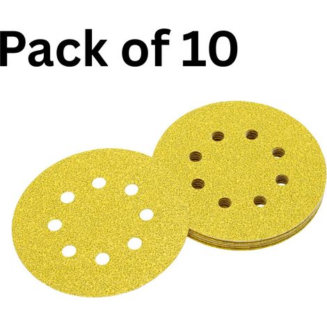 DEWALT DT3106-QZ (pkt of 10) Sanding disc - 125mm 125mm x 180g