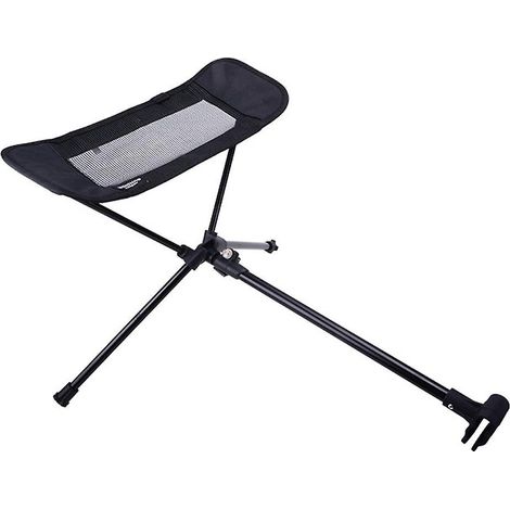 Klappbarer Mondstuhl aus Aluminiumlegierung mit ausziehbarer Fußstütze, tragbarer Outdoor-Stuhl mit integrierter Fußstütze