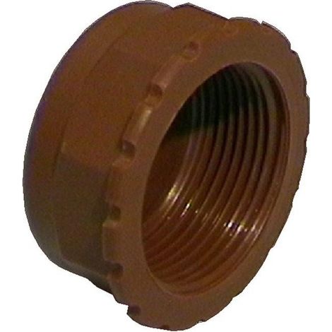 TAPPO IN POLIPROPILENE MARRONE 1/2'' F