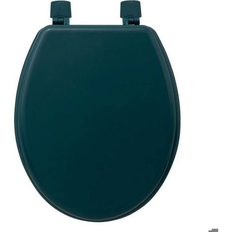 Abattant WC en bois laqué COLORAMA - 5five Simply Smart - Bleu pétrole (1/5)