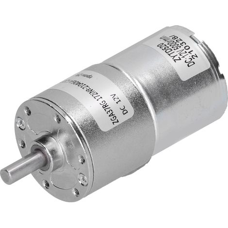Elektromotor mit Mikrodrehzahlreduzierung, geräuscharm, poröses Lager, Maschinenzubehör, DC 12VZGA37RG 29R-12V (1/5)