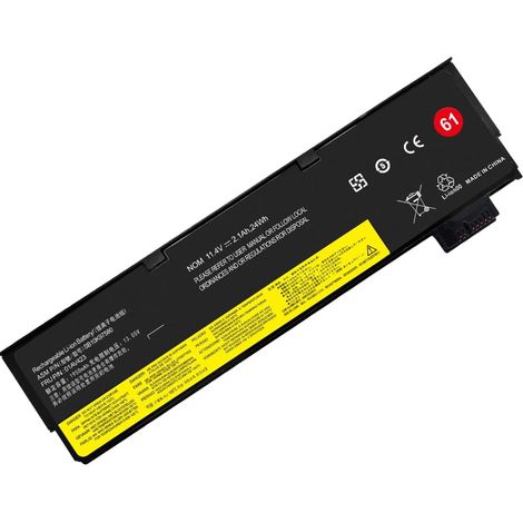 01AV423 01AV452 24WH 61 Batterie pour Ordinateur Portable Lenovo ThinkPad T470 A475 T480 P51S P52S T570 T580 A485 TP25 SB10K97579 SB10K97580 SB10K9779 581 SBB. 10K97597 01AV490 01AV424 4X50M08812 (1/5)