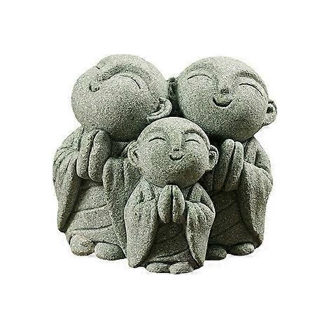 Buddha-Teehaustier aus Stein, traditionelle Buddha-Figur, Buddha-Ornament für den Schreibtisch (1/2)