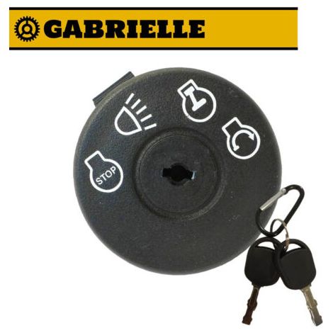 QORVA-Tondeuse à gazon interrupteur d'allumage à 7 broches adapté pour 725-1741175566 925-1741, tracteur tondeuse à gazon avec interrupteur d'allumage à clé