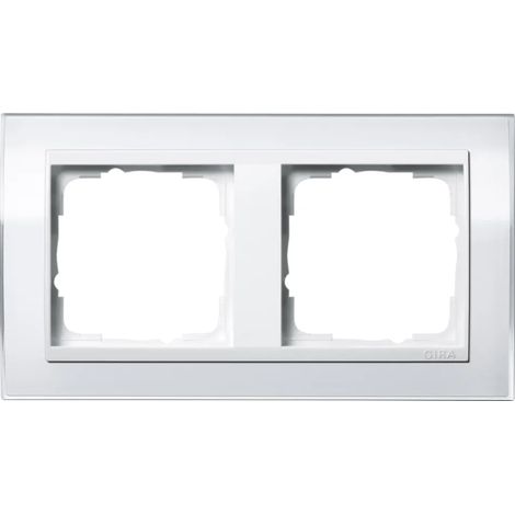 Gira Marco embellecedor 2f Interm. RW Gira Event Blanco claro [0212723], 0212 723