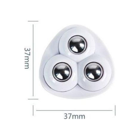 20 Pices Mini Roulettes Pivotantes Petite Roulettes pour Meubles 360 Degrs Roulettes Billes 3 Bille Dacier Roulettes PZCC (1/4)