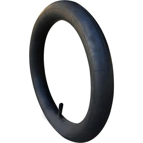 Chambre à Air de Vélo avec Valve Schrader de 32 Mm en Caoutchouc Butyle Durable pour Anti-crevaison, Installation Facile pour Les Cyclistes de VTT Noir 12 Pouces 14 Pouces 16 18 (1/4)