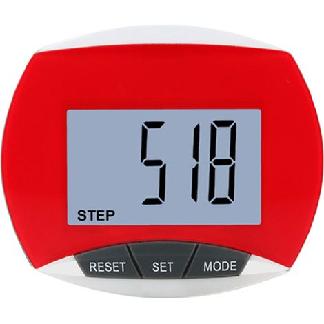1 Podomètre avec clip ceinture, écran LCD, comptage pas calories distance, métrique impérial, sport marche course (1/5)