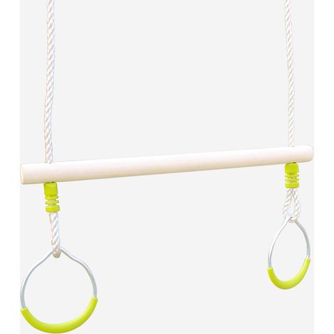 Trapecio de madera con anillas metálicas (1/5)