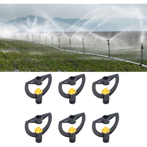 6 Stück G3/4 wassersparende Bewässerungsregner mit Außengewinde für Gemüsekulturen mit langen Zweigen, vorgesehen für die Grundbewässerung. (1/5)